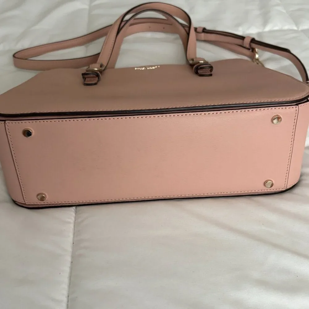 KATE SPADE Connie Medium Pink Triple Gusset Bag Satchel/Crossbody with Wallet